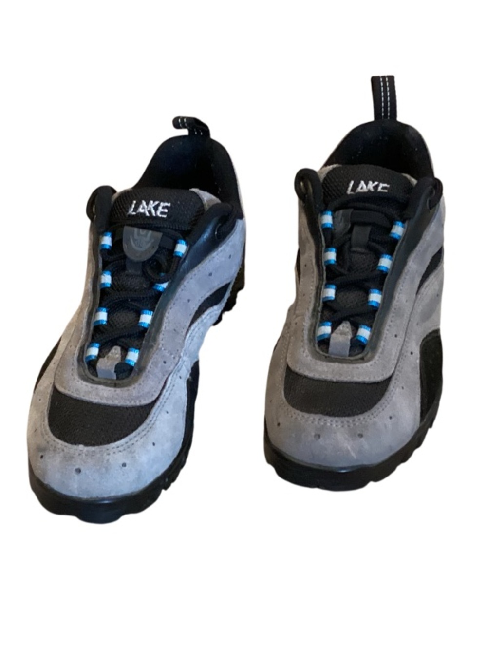 Lake MX101 Mountain Bike Leather Shoes 42.5 (9.5-11) Gray Black